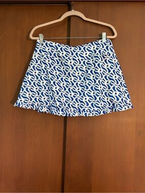 X by Gottex blue and white skorts